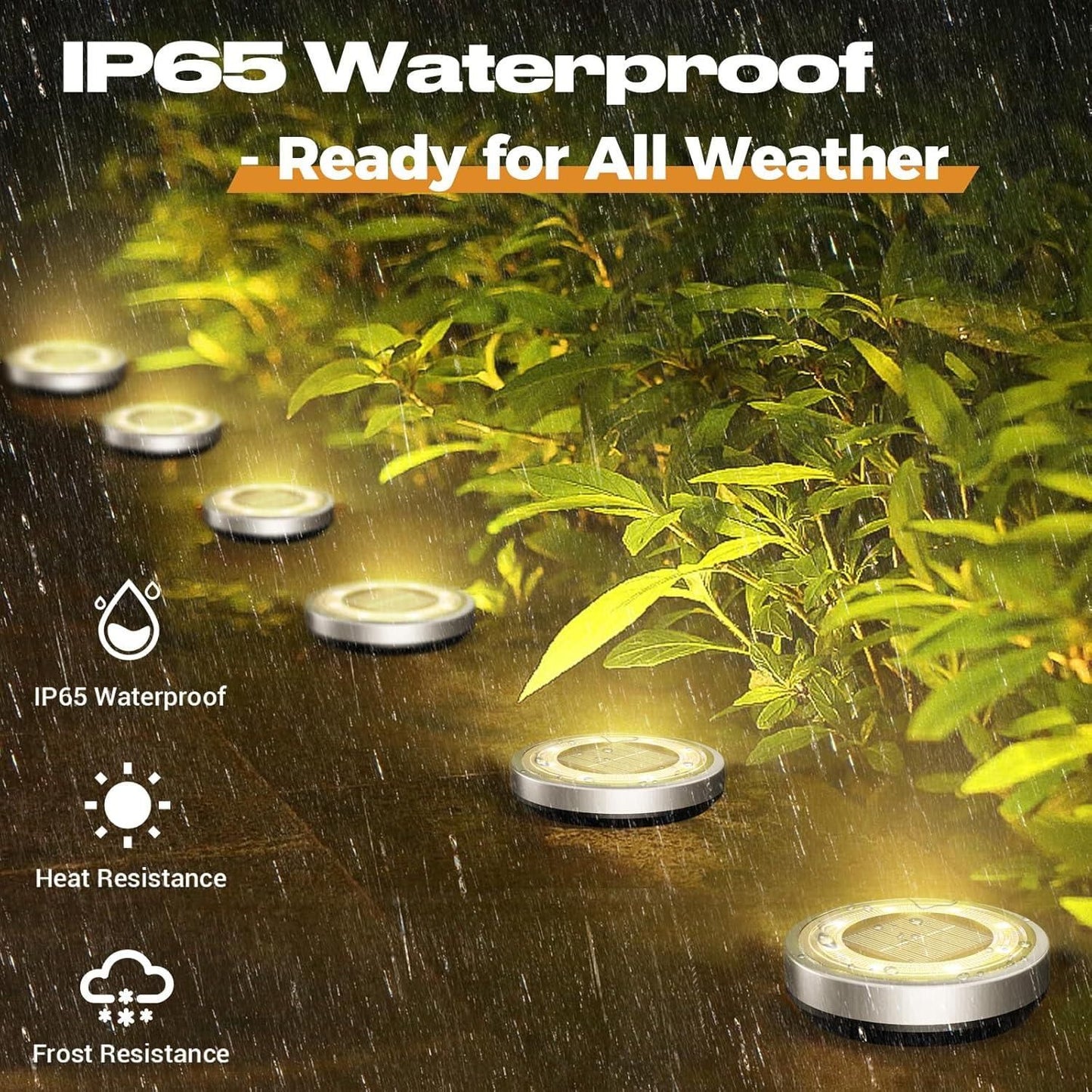 Solara™ Lights – Weatherproof Solar Pathway Glow (Set of 4)