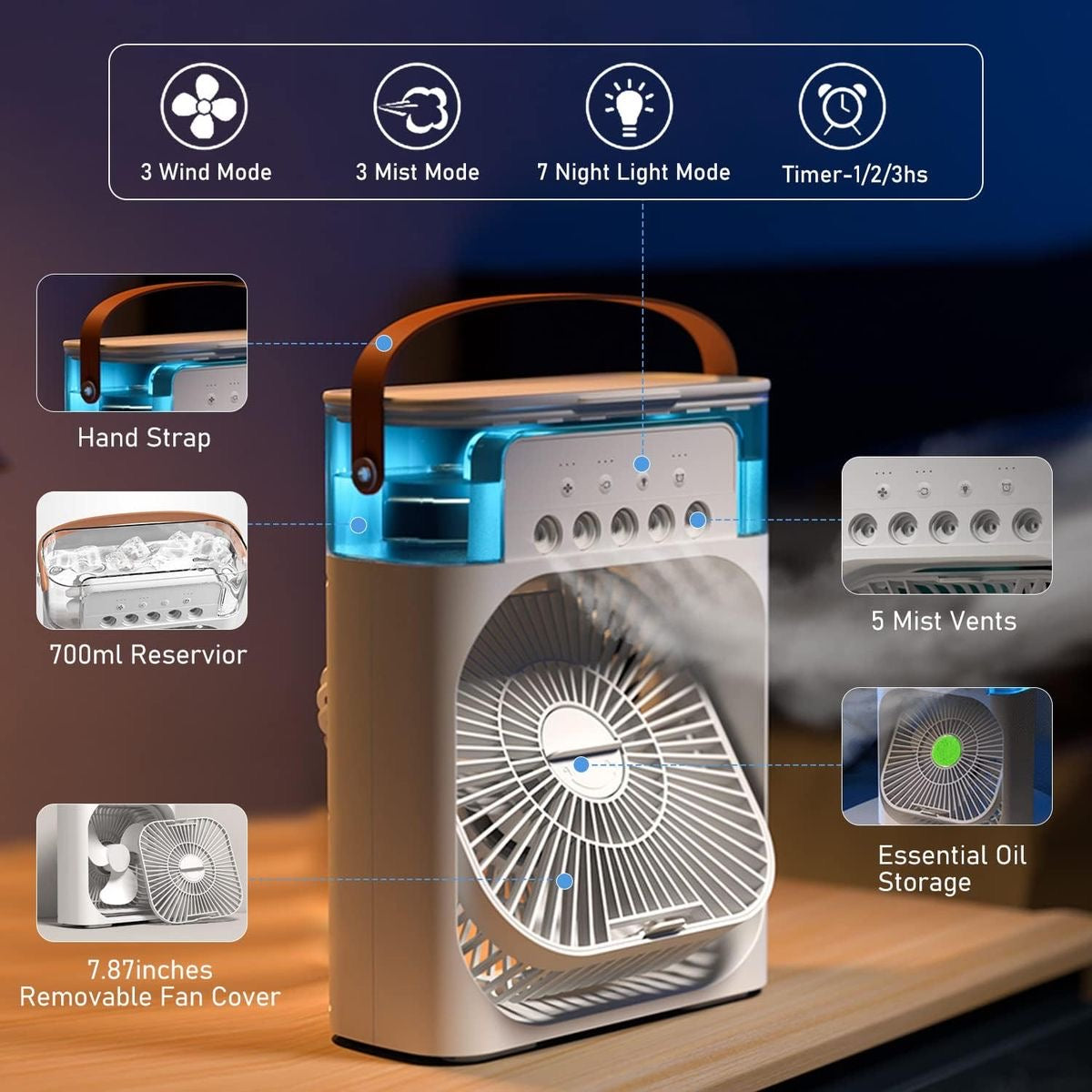 Fixsy- Portable Mini Air Cooler